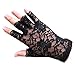 Polytree Women's Lace Fingerless Gloves (Black)