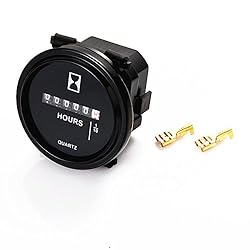 Searon 2“ Round Hour Meter 6~80VDC Automotive