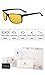 Polarized Night Driving Glasses Anti Glare Safety HD Night Vision Sunglasses (Black Frame1, Yellow)