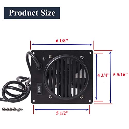 Replacement Wall Heater Blower, Vent Free Wall Heater Fan for DynaGlo