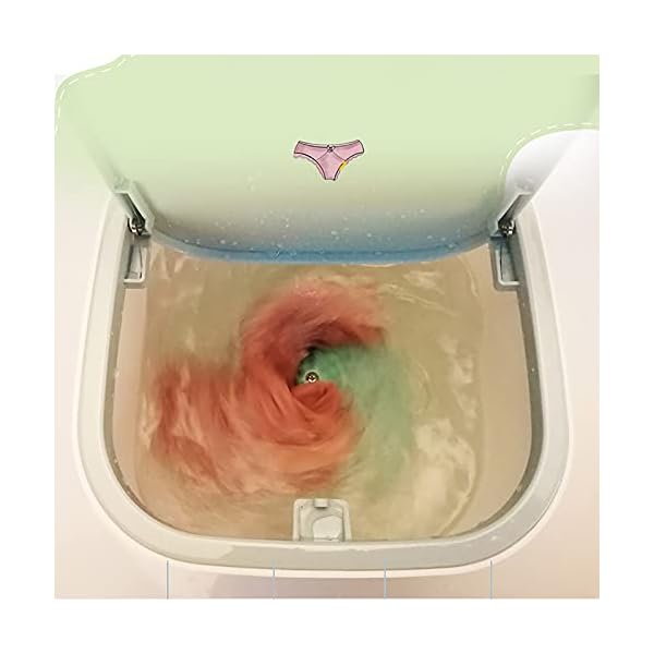 OMVOVSO-Portable-Mini-Washing-Machine-Super-Shock-Wave-Turbine-Washing-Machine-Household-for-Underwear-Baby-ClothesWhite OMVOVSO Portable Mini Washing Machine, Super Shock Wave Turbine Washing Machine Household for Underwear Baby Clothes…