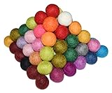 100% Wool 20mm Felt Balls | 0.8inch Pom Poms | Pure Wool Beads | Mixed Color | Felt Ball DIY (100 Felt Balls)