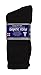 Debra Weitzner Diabetic Crew Socks Mens Womens Non-binding Socks Loose Fit 12 Pairs Black