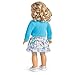 American Girl - 2017 Truly Me Doll: Light Skin with Freckles, Curly Blond Hair, Blue Eyes DN56
