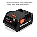 Energup 18V 4.0Ah Ridgid Replacement Battery for RIDGID R840083 R840085 R840086 R840087 AC840085