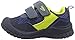 OshKosh B'Gosh Boys' Oshkosh B’Gosh Spader Bumptoe Sneaker, Navy/Neon, 7 M US Toddler