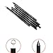 MU-MOON Adjustable Tent Tarp Canopy Pole Set of 1 for Camping Shelters and Awnings 6 Sections 7.6 feet Height Black Surface Durable Steel Rod