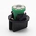 Partsam PC194 194 168 T10 Wedge Instrument Panel LED Light Gauge Cluster Dashboard Indicator Bulb with Twist Lock, Green, Pack of 6