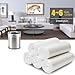 4 Gallon Trash Bags, Garbage Bags Waste Bin Strong Wastebasket Liners Bags for Kitchen Home Bedroom Bathroom Office-125 Counts (Clear White)