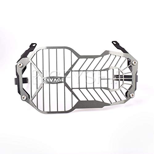 For BMW R1250GS 2019 R1250 GS ADV 2019 Motorcycle Prevent loss Headlight Grille Guard Cover Protector (Titanium)