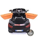 ATAA Coche eléctrico niños con Mando y batería 12v Estilo BMW X5 12v Coche eléctrico para niños Negro