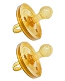 Simply Rubber Pacifiers - 2-Pack - Rounded/Cherry