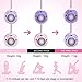 Kegel Exercise Weights with 3 Balls for Women Vaginal Tightening Bladder Control Pelvic Floor Recovery, PALOQUETH Kegel Ball Training Set Ben Wa Balls for Beginner-Advanced