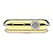 CooBES Compatible with Apple Watch Case Series 6 5 4 SE 44mm 40mm, Ultra-Thin TPU Plating Bumper Shiny Lightweight Shockproof Protector Cover Slim Shell Frame Compatible iWatch (Gold, 44mm)¡­