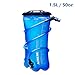 TRIWONDER Hydration Bladder Water Reservoir 1.5 Liter 2L 3L BPA-Free Water Storage Bag for Hiking Backpack Running Cycling Camping (1.5L / 50oz (TPU))