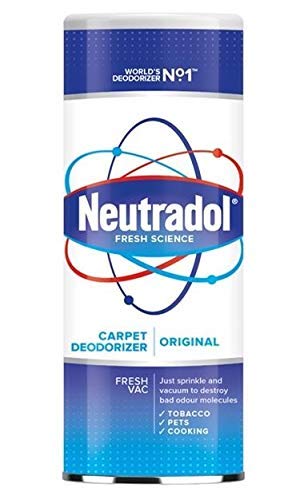 Three packs of Neutradol Carpet Odour Destroyer Vac n Clean Original 350 grammes
