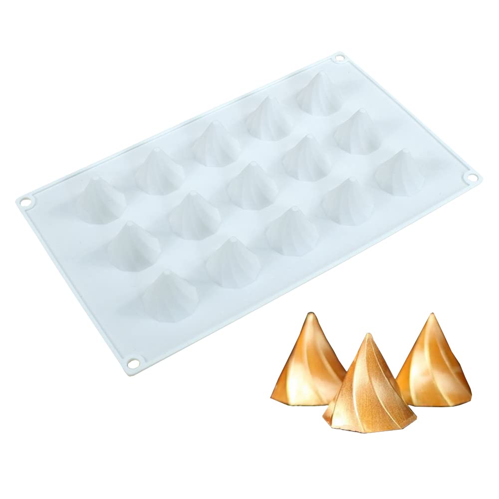 Photo 1 of mostsom Silicone Molds Chocolate Molds Candy Cookie Chocolate Molds, Perfect Molds for Chocolate Covered Oreos, Cupcake, Candy, Pudding, Mini Soap Making (Peaks C)
