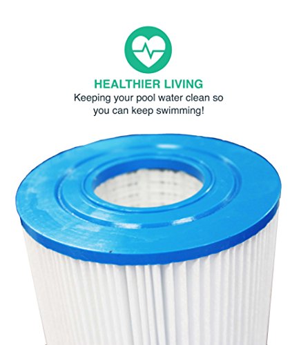 2 Replacements for Unicel Pool Filter Fits C-4326, Pleatco PRB25-IN, Filbur FC-2375 & Rainbow Dynamic 25, Fits Multiple Pools & Spas, by Think Crucial