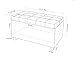 SIMPLIHOME Cosmopolitan 34 inch Wide Transitional Rectangle Storage Ottoman in Tanners Brown Vegan Faux Leather, Assembled, For the Living Room, Entryway and Family Room