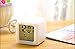 Alarm Clock Smartech 7 LED Color Changing Glow Morning Wake Up Bedroom Digital Alarm Clock with Data and Termometer Colcok with Data and Temperature Display (Changable Color)