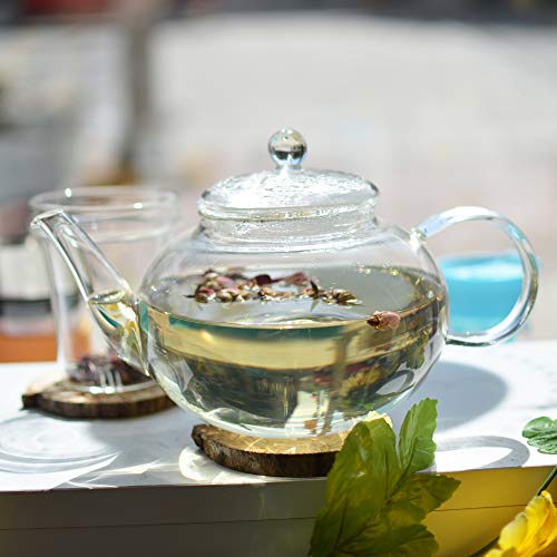 GROSCHE MONACO 42 oz Glass Tea pot with glass tea Infuser 1250 ml