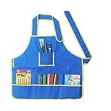 WINOMO Children Art Craft Apron Smock for DIY Painting Drawing