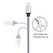 iPhone Charger,Everdigi Lightning Cable 4Pack 10FT Charging Cord Premium Nylon Braided Compatible with iPhone X 8 8 Plus 7 7 Plus 6 6s 6 plus 6s plus iPhone 5 5s 5c SE iPad iPod and More(white)