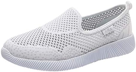 Womens Walking Shoes Lightweight Trainers Breathable Running Shoes Air Cushion Slip On Tennis Shoes Goosun Slip On Loafers Ethnic Style Flats and Fashion Ladies Casual Shoes