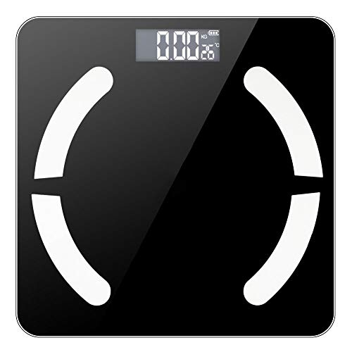 DishyKooker Blue-Tooth LCD Digital Smart Scale Body Weight Fat BMI Bone Analyzer APP Electronic Products for Gifts