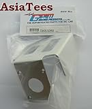 GPM Racing #TMX1089S Aluminum Fuel Tank Protector Silver for Traxxas T-Maxx