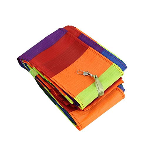 FidgetKute Super Nylon Stunt Kite Tail Rainbow Line Kite Accessory Kids Toy AD Show One Size