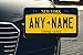 License Plate Frames - Automotive Aluminum Tag holders 2 hole kit, 2pcs Black Licenses Plates Frames with Screw Caps and Tire Stem Caps, Place on Any Car or Vehicle Fits All US License