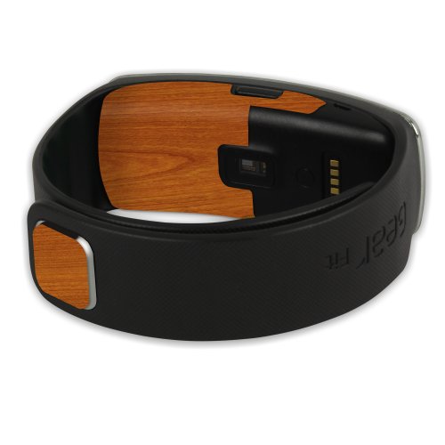 Skinomi Light Wood Full Body Skin Compatible with Samsung Gear Fit (Full Coverage) TechSkin with Anti-Bubble Clear Film Screen Protector - Thumbnail 3
