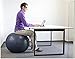 Pavandeep Exercise Ball Chair, BPA Free (Aqua Teal, M 65cm)