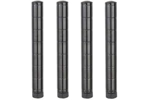 Regal Altair 86''H Black Epoxy Wire Shelving Posts | Pack of 4 Posts | NSF Commercial Heavy Duty |