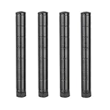 Black Epoxy Wire Shelving Posts | Pack of 4 Posts