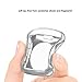 Apple Watch Case iwatch Series 2 Cover Soft TPU Bumper Scratch Resistant Protective Case for Apple watch 2nd Edition-38mm Silver