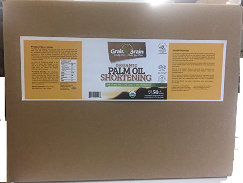 Grain Brain Organic Palm Shortening (50 lb)