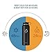 BUZIO Double Wall Stainless Steel Sports Water Bottle, BPA-Free Flex Cap and Straw Lid, 40 Ounces, Black
