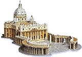 St. Peter's Basilica - Vatican, Rome, 966 Piece 3D Jigsaw Puzzle Made by Wrebbit Puzz-3D