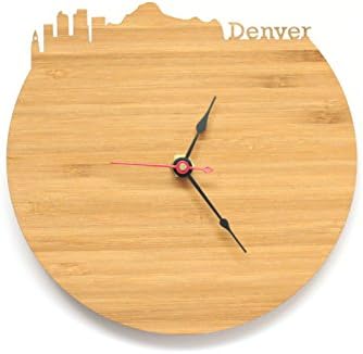 Denver Skyline Clock