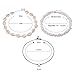 Valyria Shell Choker Necklace for Women Adjustable Puka Chips Shell Surfer Choker Necklace Jewelry Set Cord Necklace