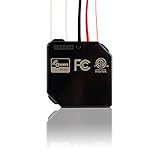 ENERWAVE Z-Wave Plus Relay, Hidden Smart Switch Wireless Remote Control to Lights and Ceiling Fans, 120-277VAC, 10A, Neutral Wire Required, ZWN-RSM1-PLUS, Black