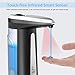 Docamor Automatic Hand Soap Dispenser 400ml Touchless ABS Sanitizer Liquid Lotion Dispenser Shower Bath Shampoo Dispenser with Built-in Infrared Smart Sensor for Kitchen Bathroom and Washroom (400ML)