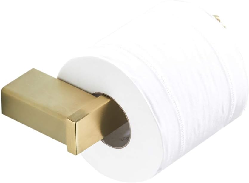 WOMAO Toilet Roll Holder Gold