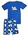 Dolphin&Fish Little And Big Boys Cotton Short Pajamas Toddler Kids Pjs Clothes Set