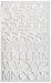 Dritz 15514 Iron-on Letters, Embroidered, Block, 1-Inch, White (1-Sheet)