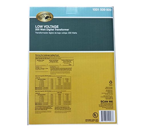 Hampton Bay Low-Voltage 200-Watt Landscape Transformer