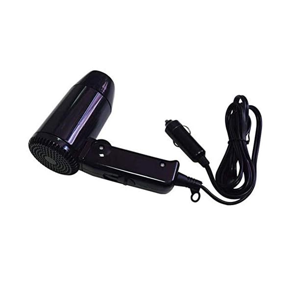 Hair Dryer 12V,Folding Handle Car Hair Dryer,Portable Car styling Hair Dryer,Compact Travel Camping Hair Dryer