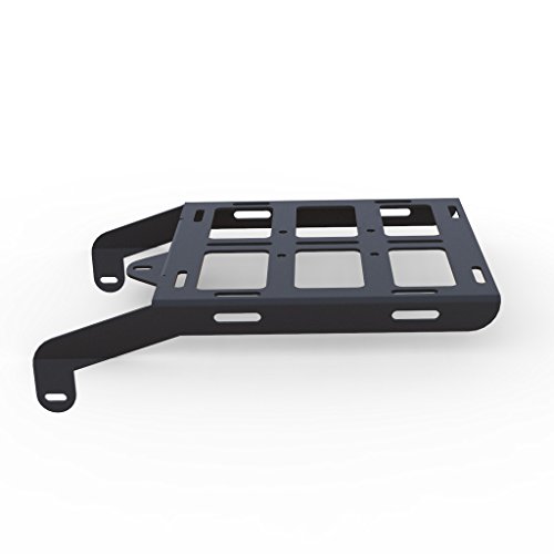 Cargo Rack Luggage Carrier Utility Rear Tail Holder Black Powdercoat fits: 93-16 Honda XR650L - Immix Racing - 100-001-black